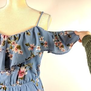 Floral Off-The-Shoulder Maxi Dress